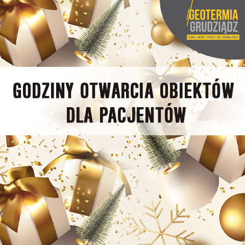 GODZINY OTWARCIA W OKRESIE ŚWIĄTECZNYM