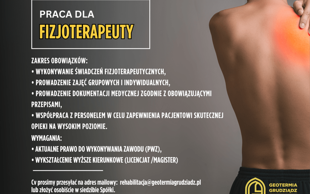 Praca dla FIZJOTERAPEUTY